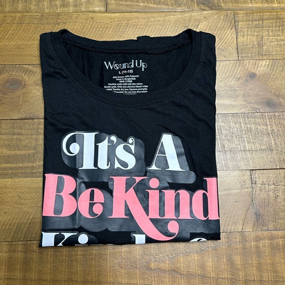 Be Kind Black Tee Shirt - Picture 6 of 6